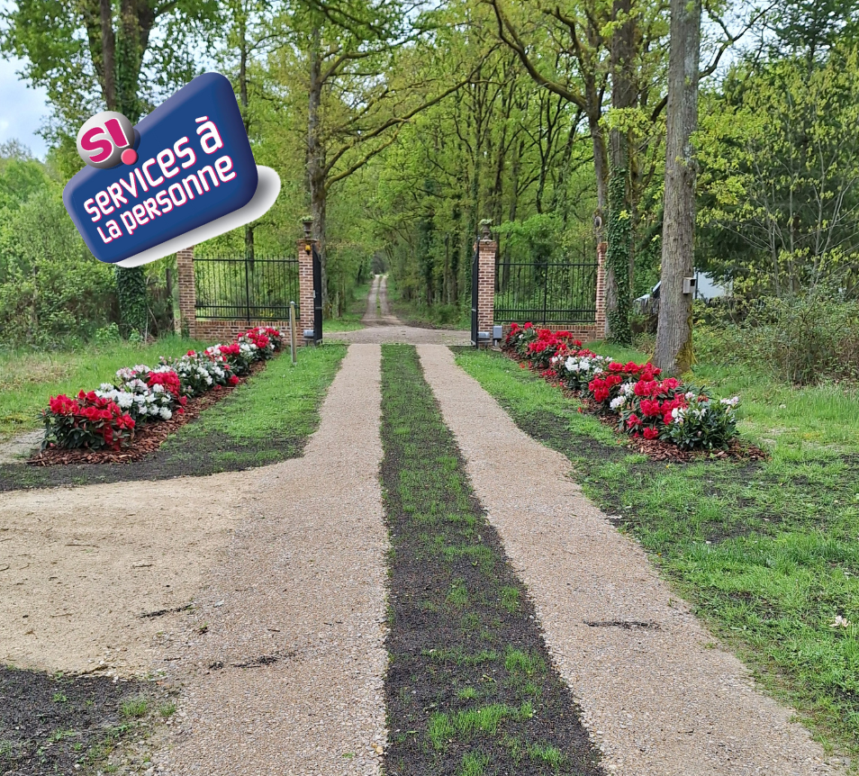 mes services d'espaces verts dans le Cher, Loiret et Loir-et-cher - entreprise de paysagisme