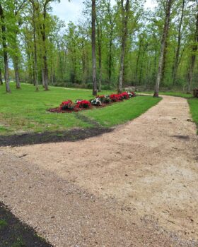 espace vert plantation de fleurs, arbres fruitiers dans le 41